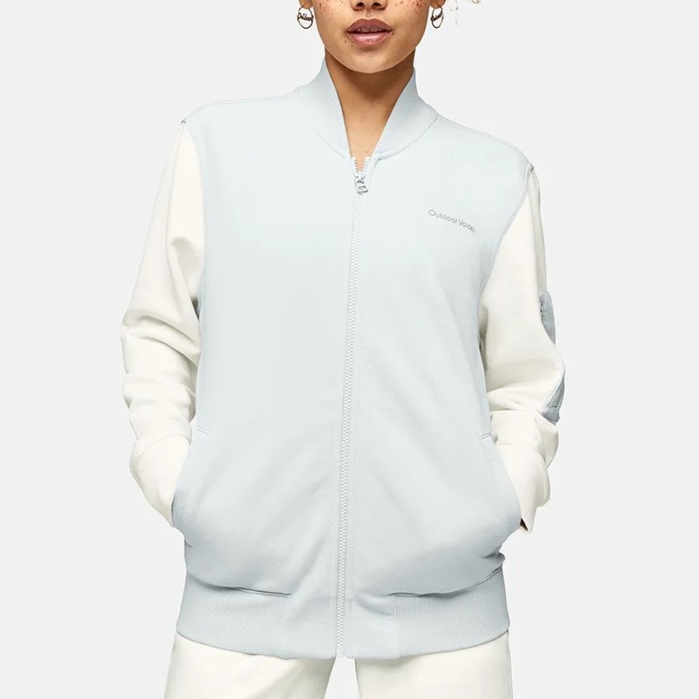 NWT Outdoor Voices Pickup Bomber Lightweight Sweatshirt Jacket